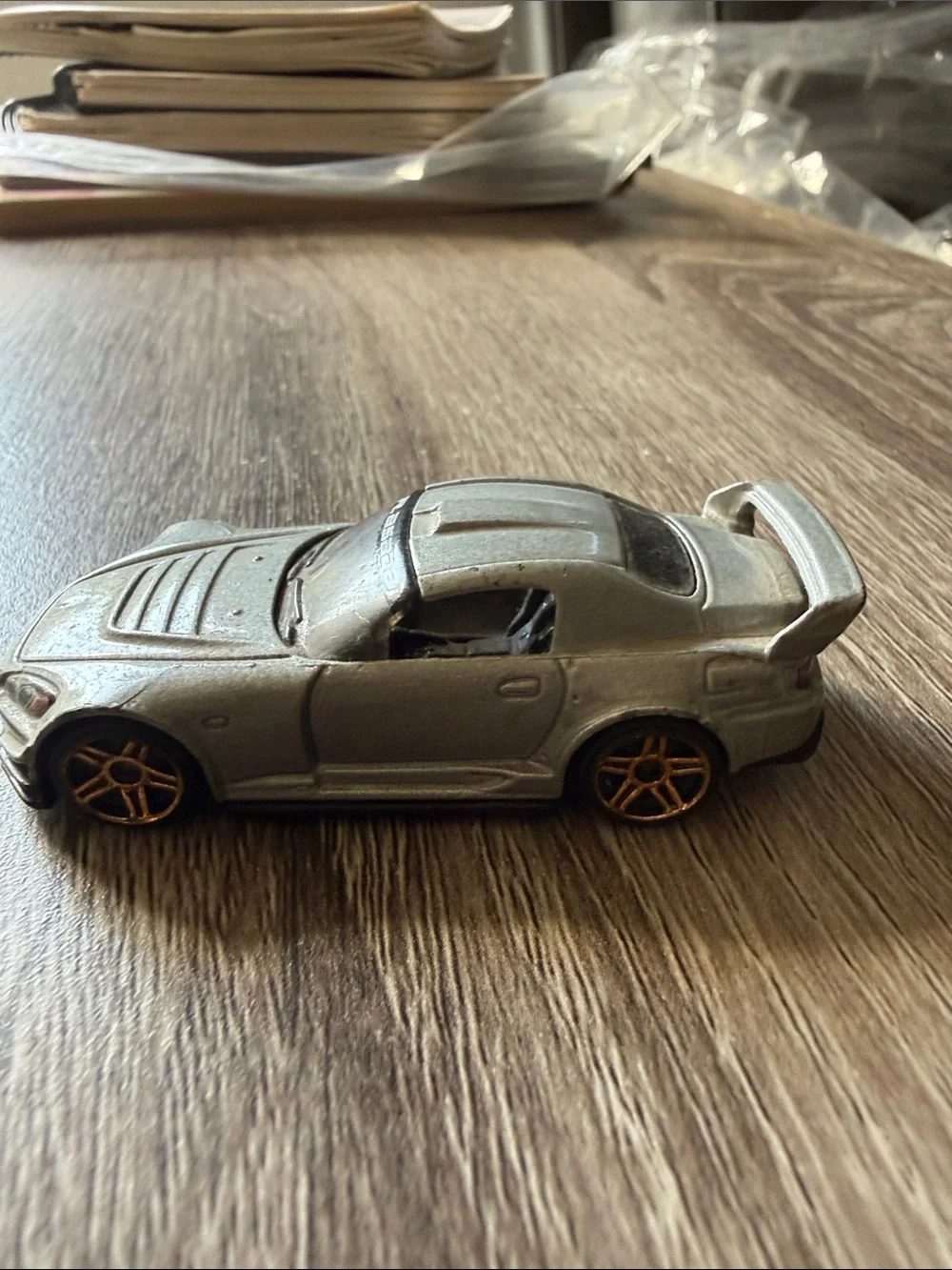 Mattel 2010 hot wheels Honda S2000 silver  R. Asada toy Die-Cast Racer car